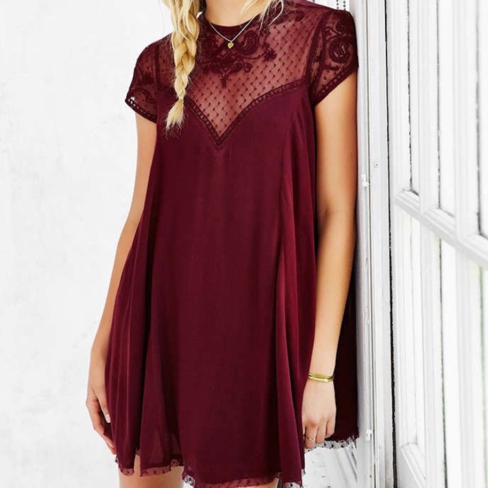 Kimchi Blue Lily Embellished Trapeze Dress